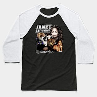 Janet Jackson Together Again Baseball T-Shirt